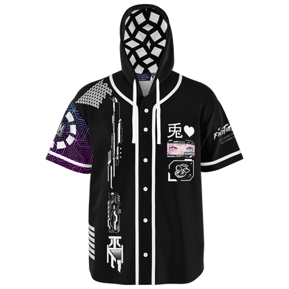 FINDTHERABBIT - Midnight (black) Hooded Festival Jersey