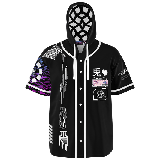 FINDTHERABBIT - Midnight (black) Hooded Festival Jersey